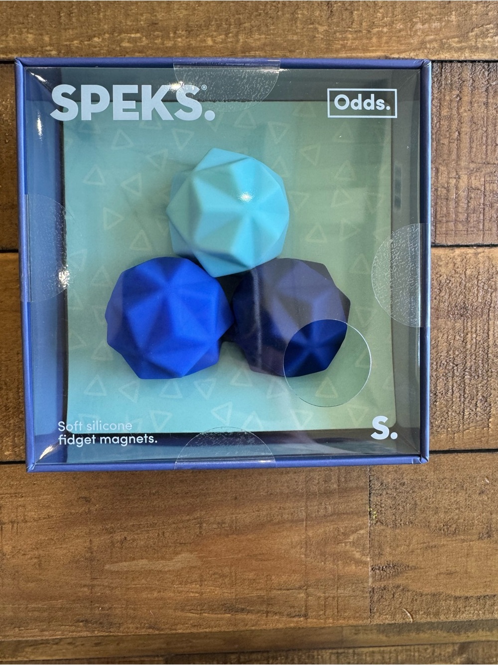 Odds Blue Silicone Fidget Magnets - 3-Pack